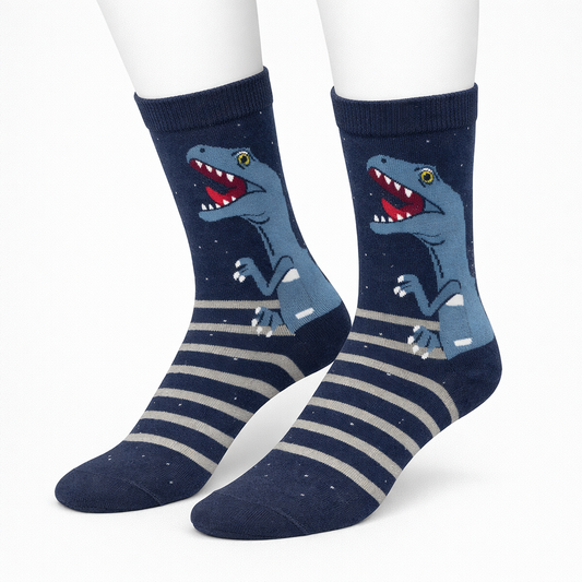 Navy Big T Rex Socks (Men’s)